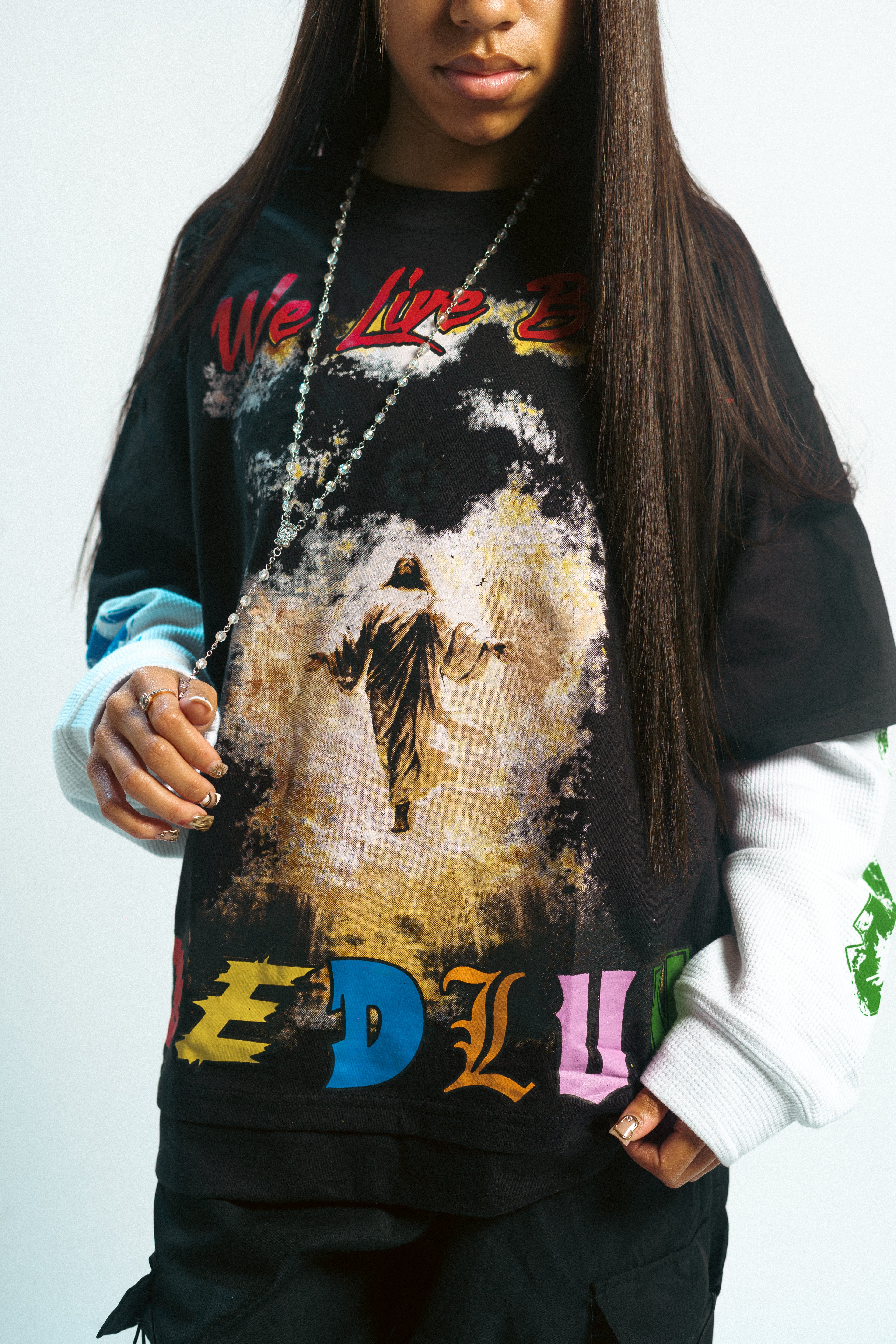 By Faith Double Layered Tee