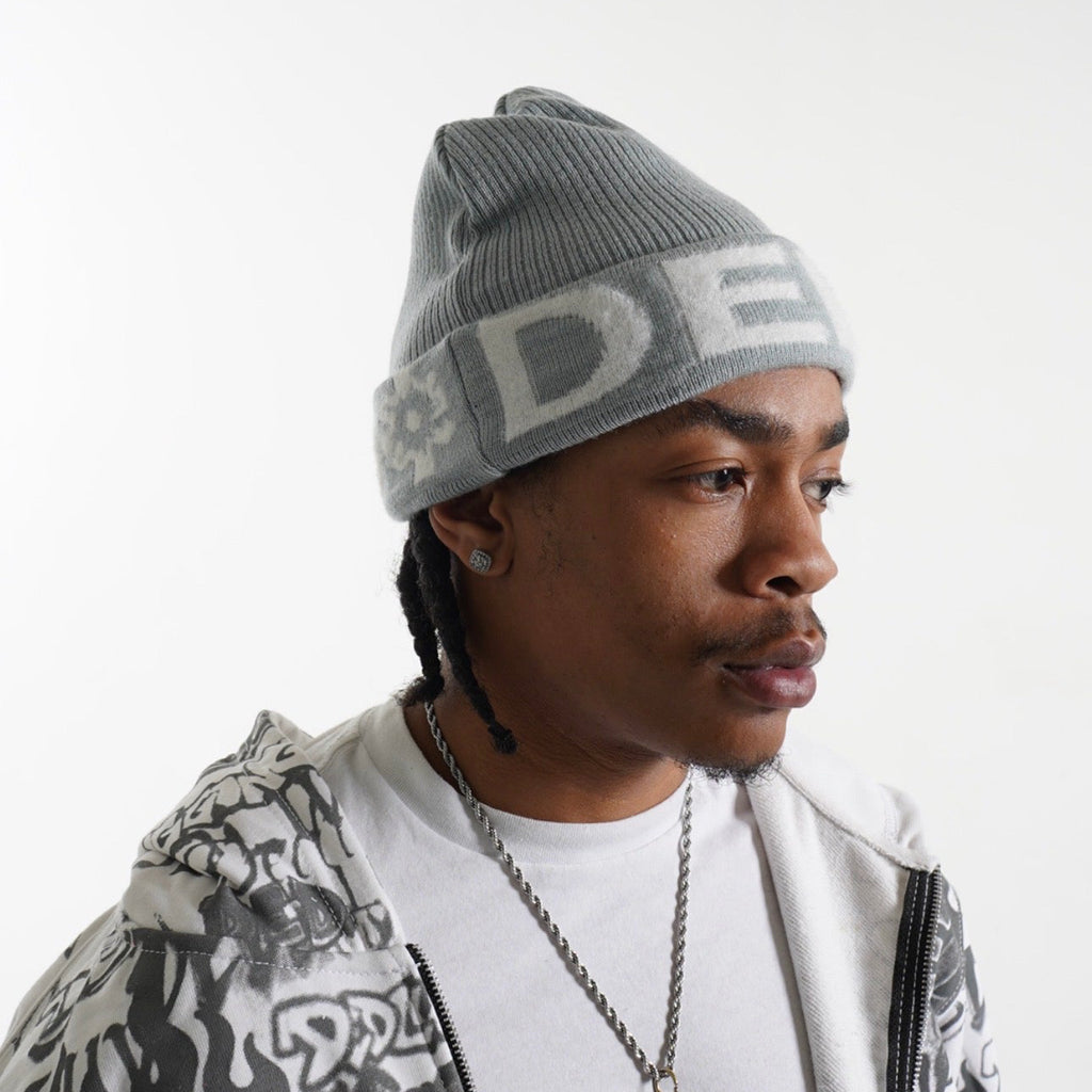 DED Mohair Beanie (Grey)