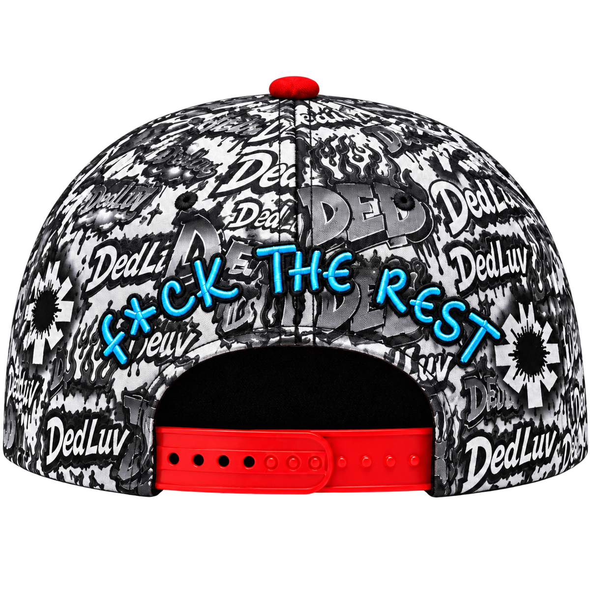 White Graffiti Ded Snapback