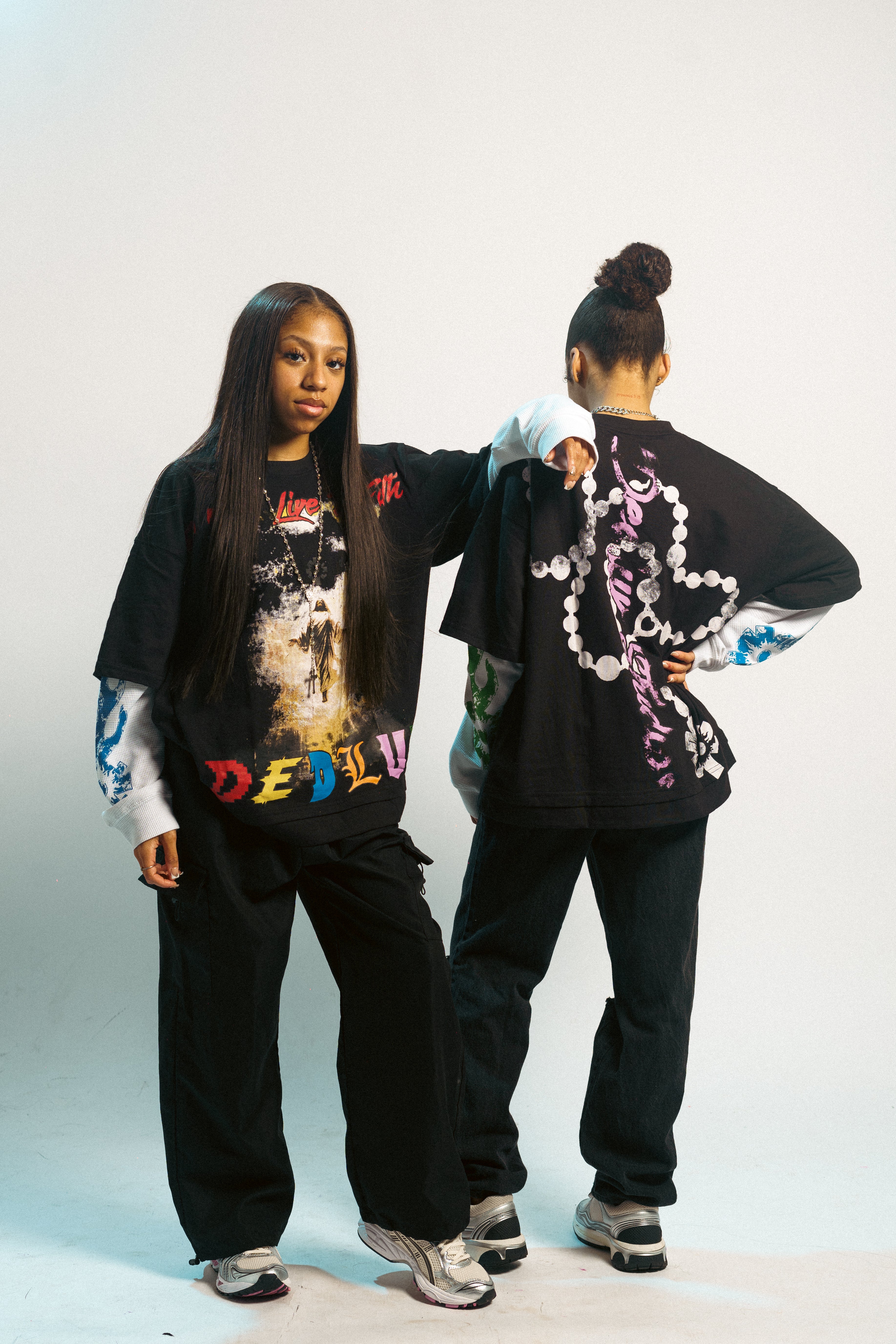By Faith Double Layered Tee