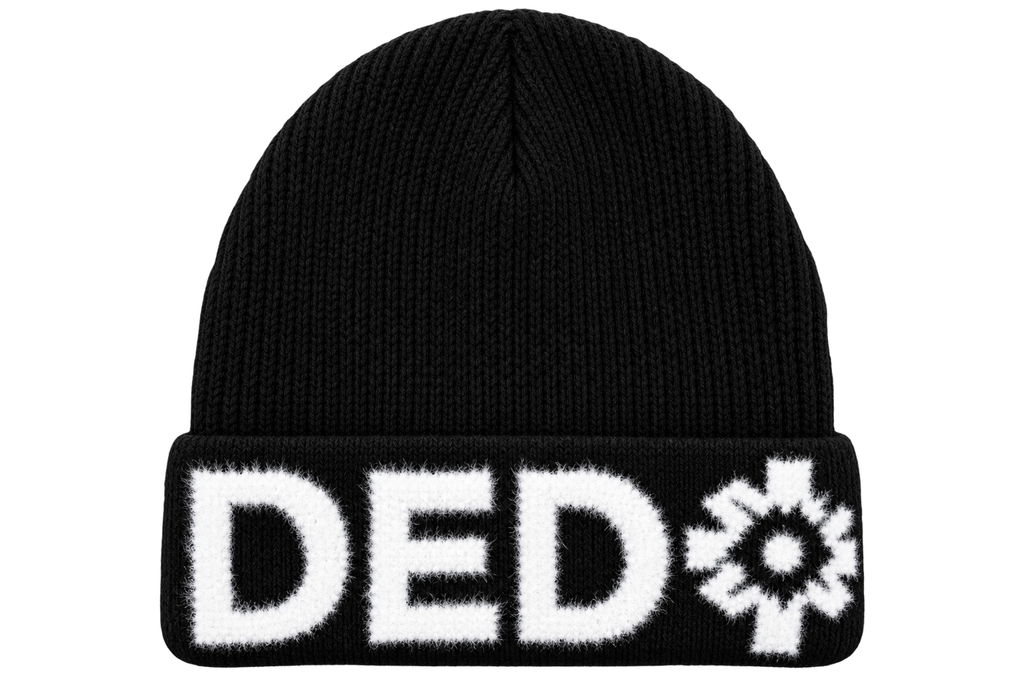 DED Mohair Beanie (Black)