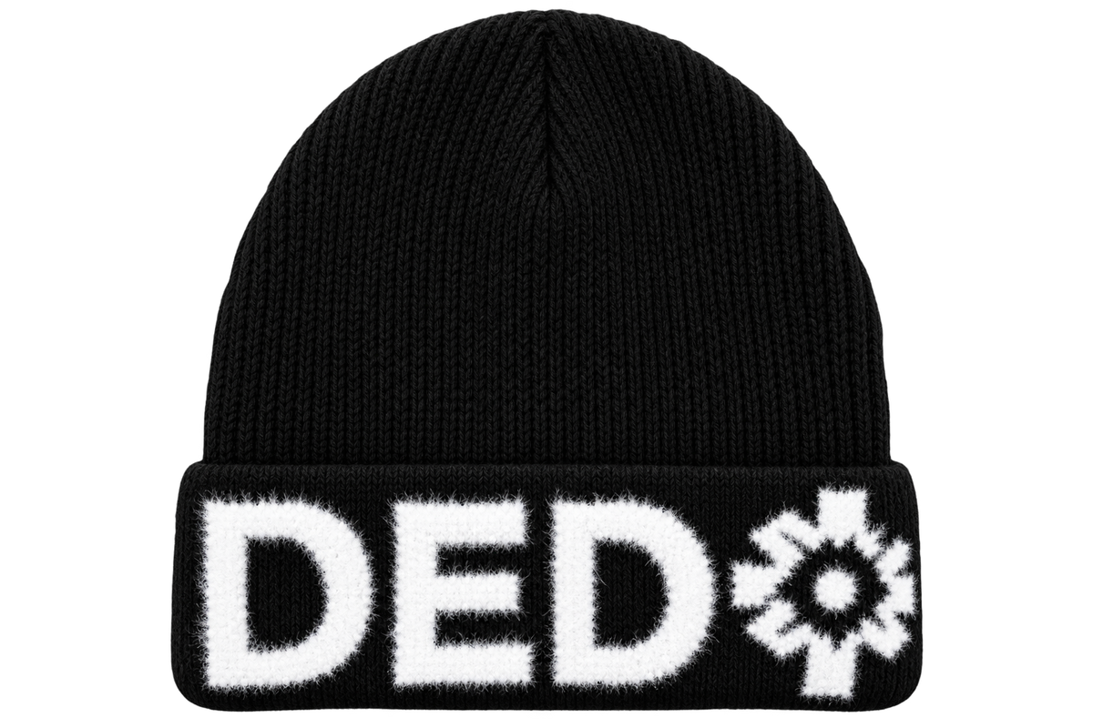 DED Mohair Beanie (Black)