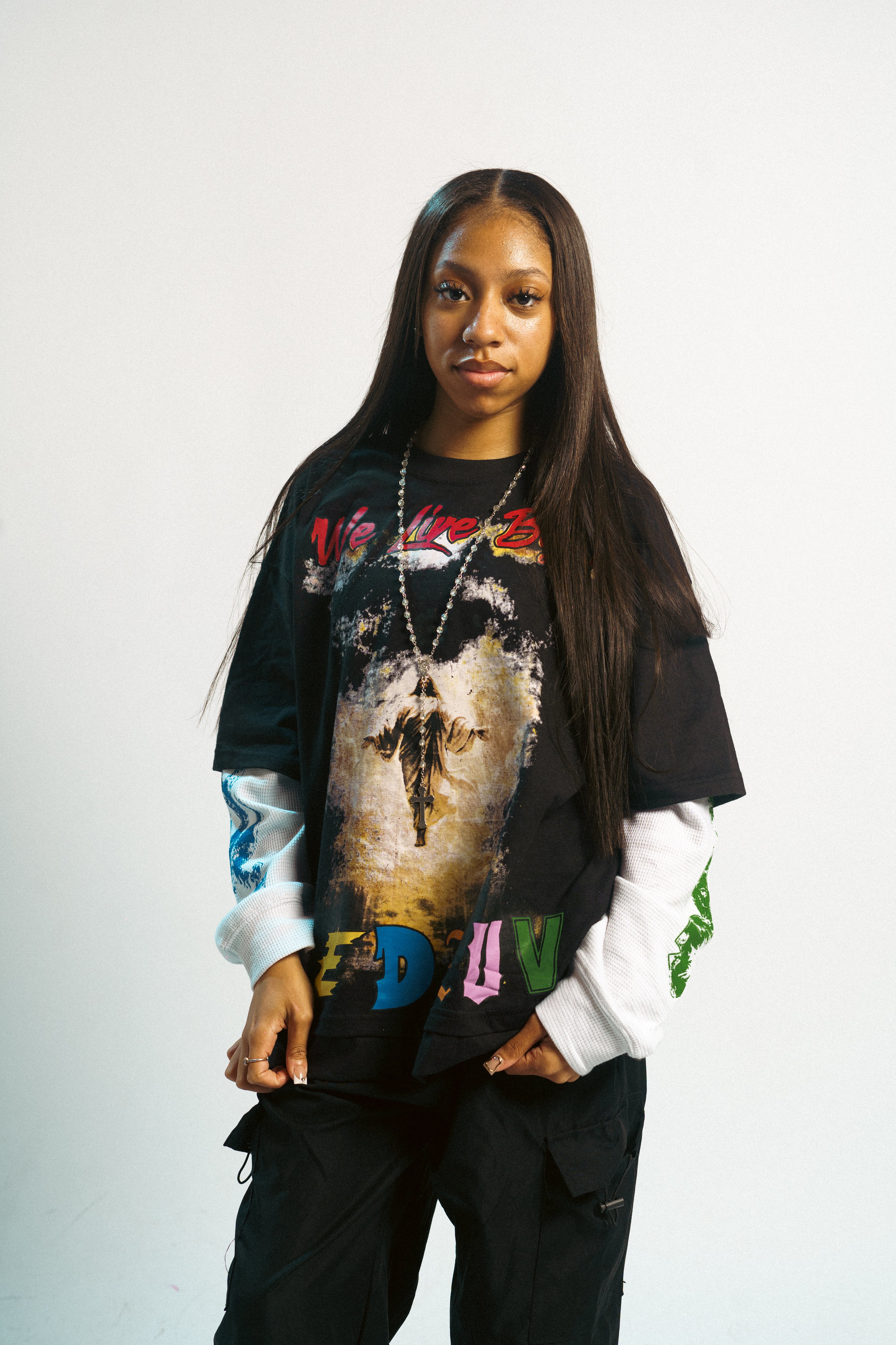 By Faith Double Layered Tee