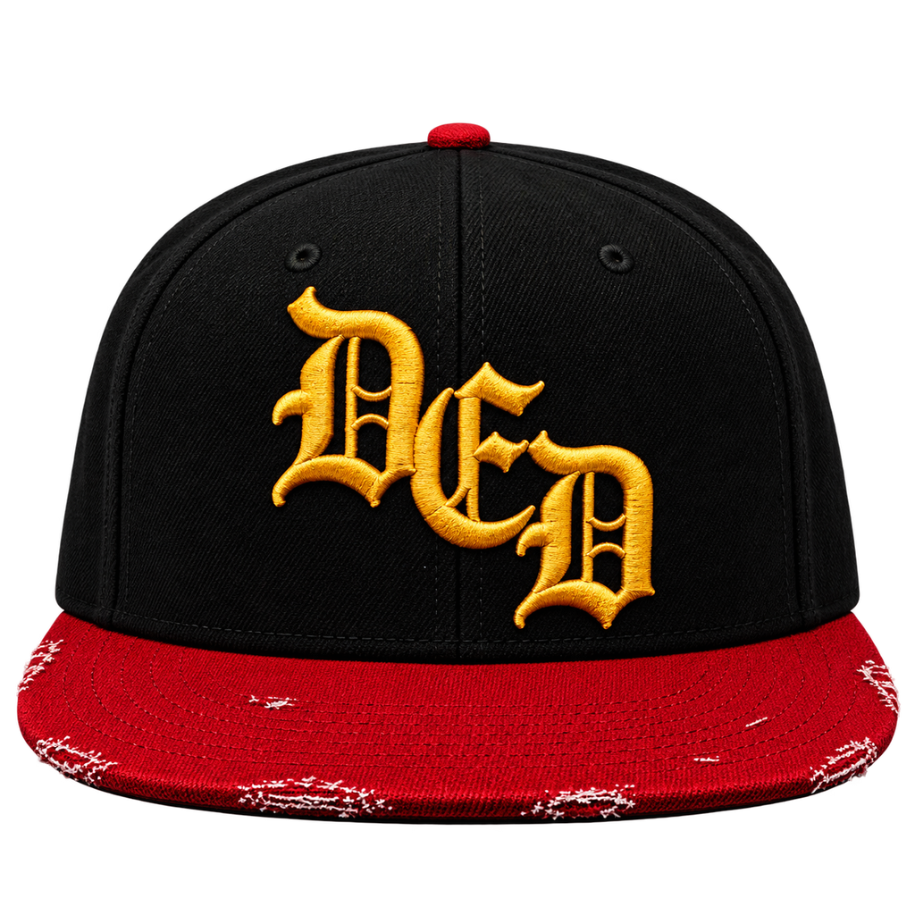 Black/Red Ded Snapback