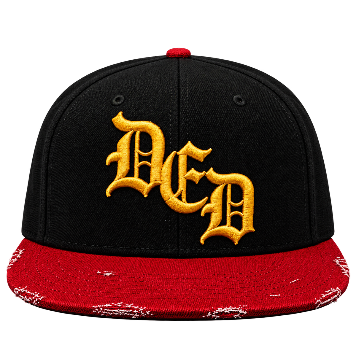 Black/Red Ded Snapback