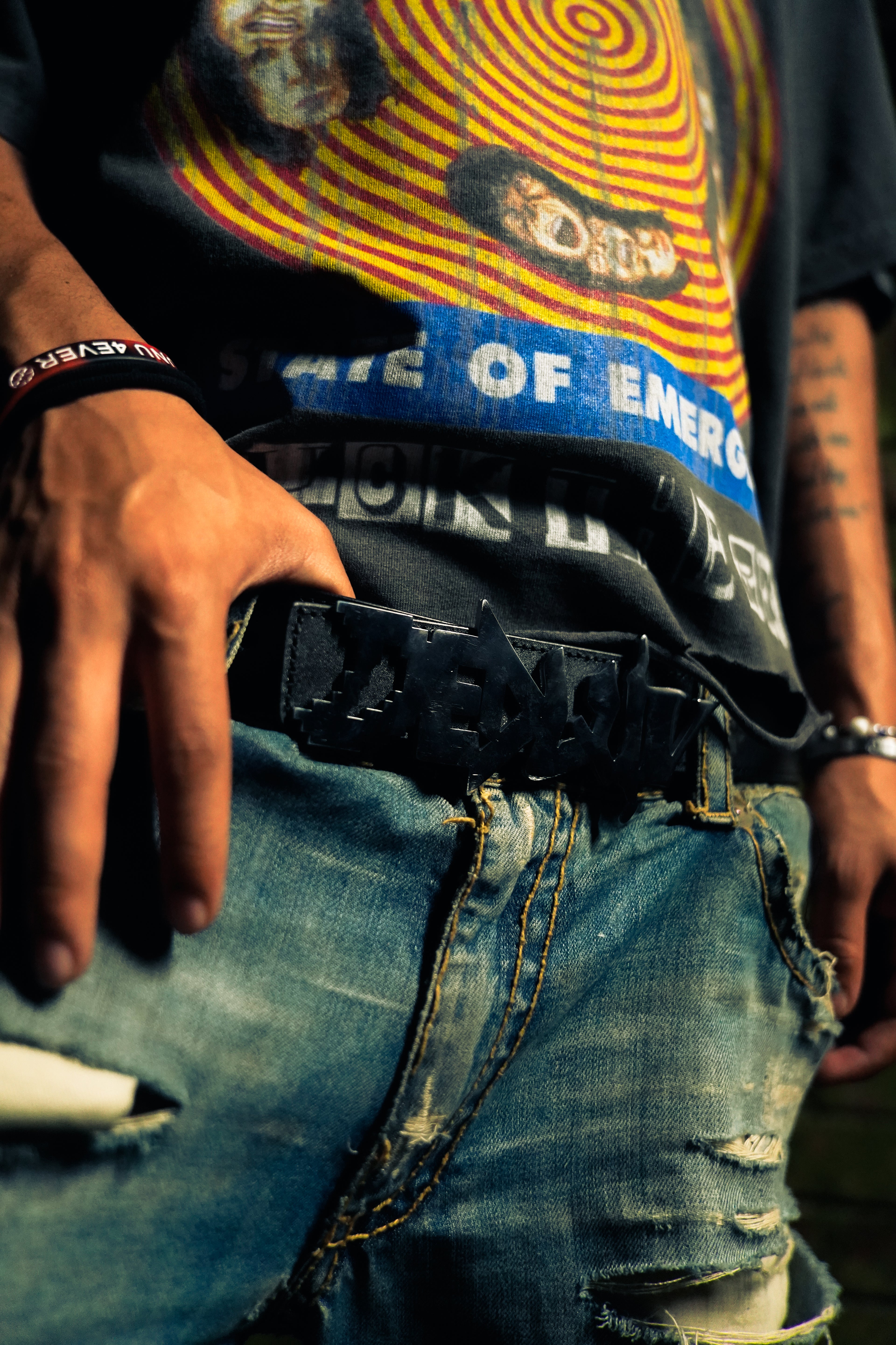 DedLuv Statement Belt (Silver)