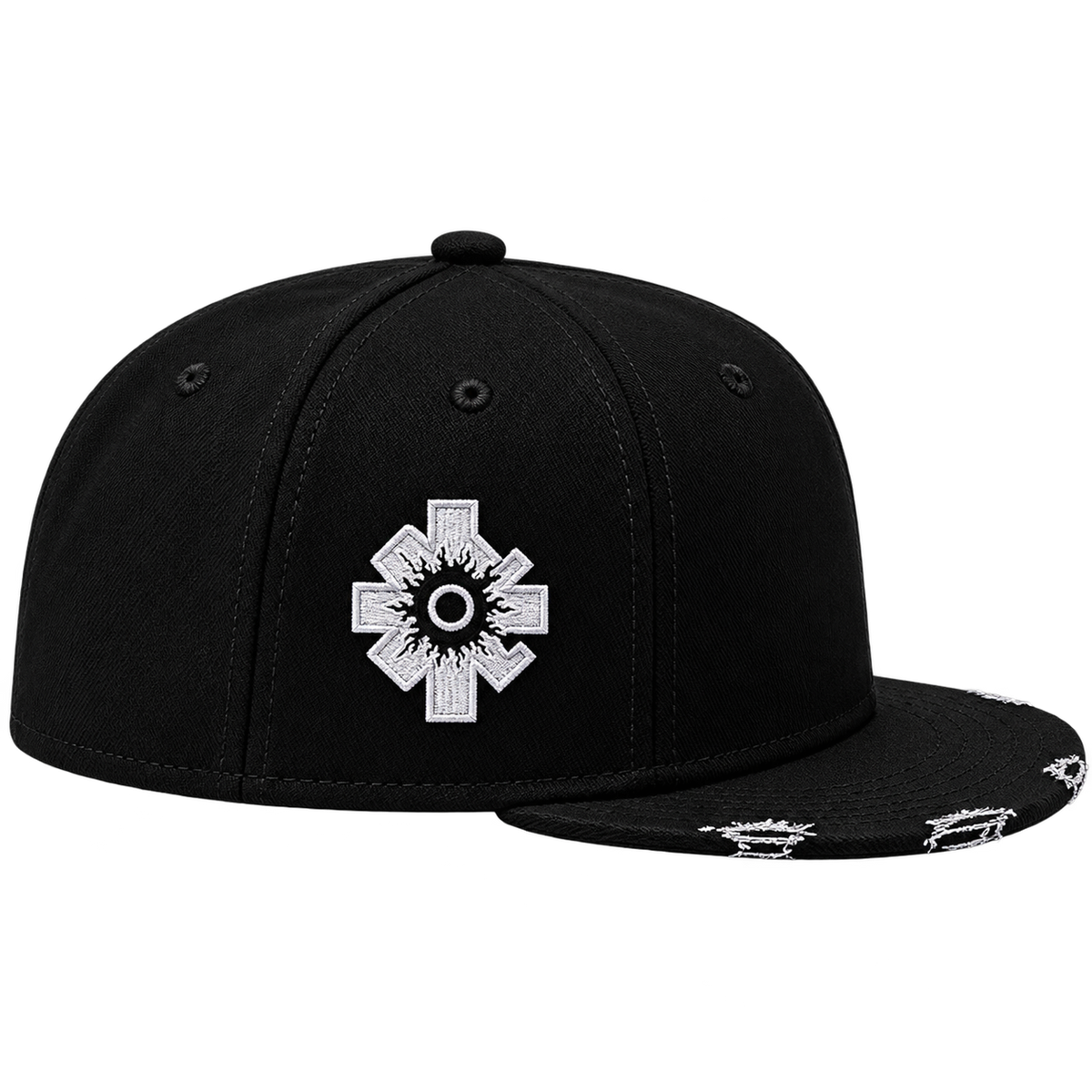 Black/White Ded Snapback